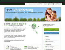 Tablet Screenshot of erste-versicherung.com